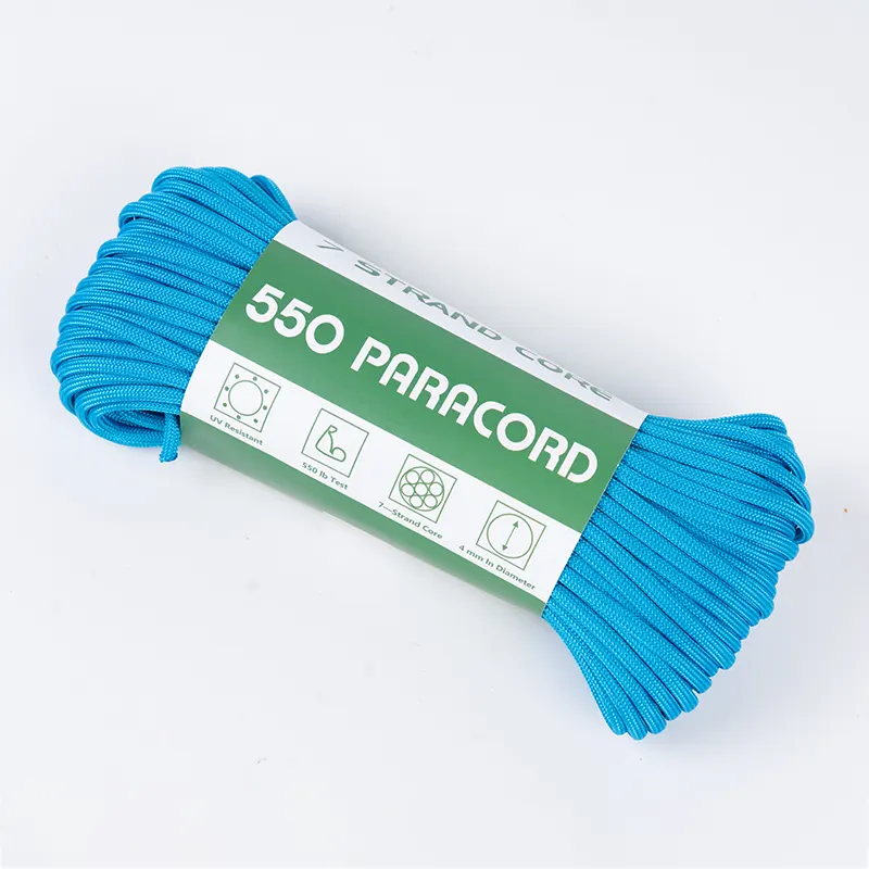 7 Strand Core 4mm Solidus Lacus Blue 550 Polyester Paracord